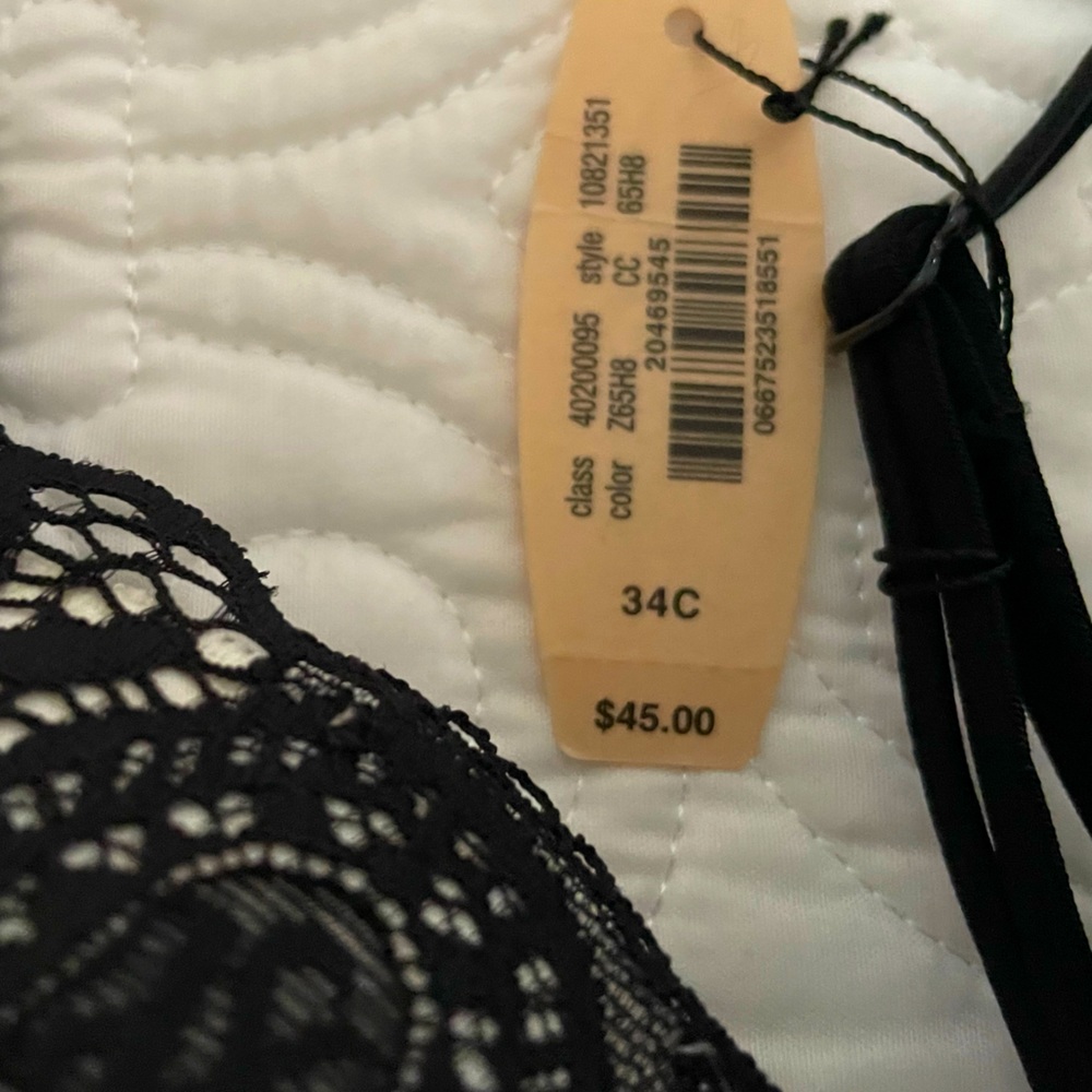 NWT Victoria’s Secret Very Sexy Push-up Bra Black 34 C - Picture 4 of 5